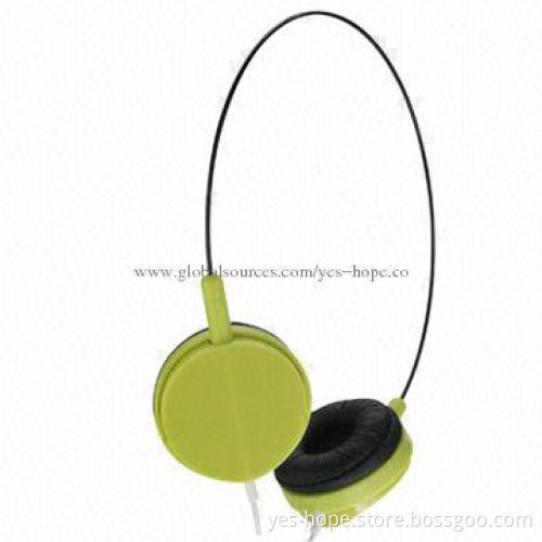 Slim and Lightweight Headphones for MP3 Players, Various Colors Available